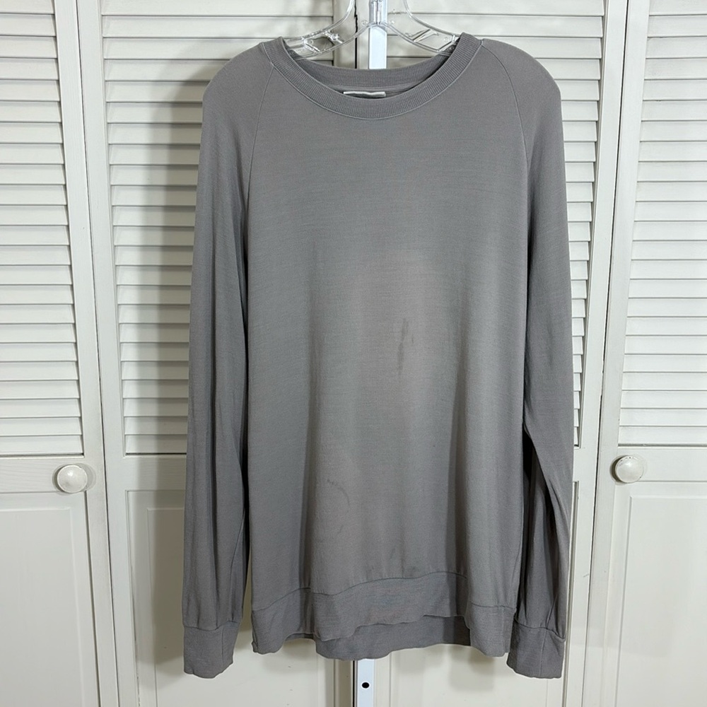 Icebreaker Wool Blend Fleeced Sweatshirt Medium